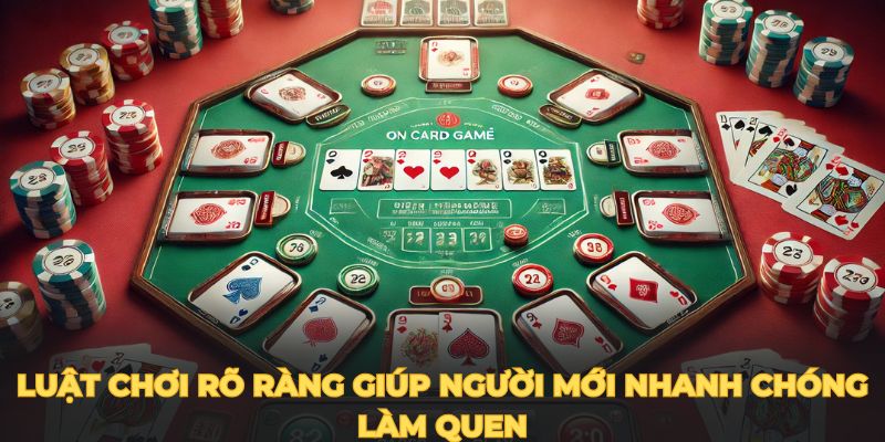 Luật chơi rõ ràng giúp người mới nhanh chóng làm quen